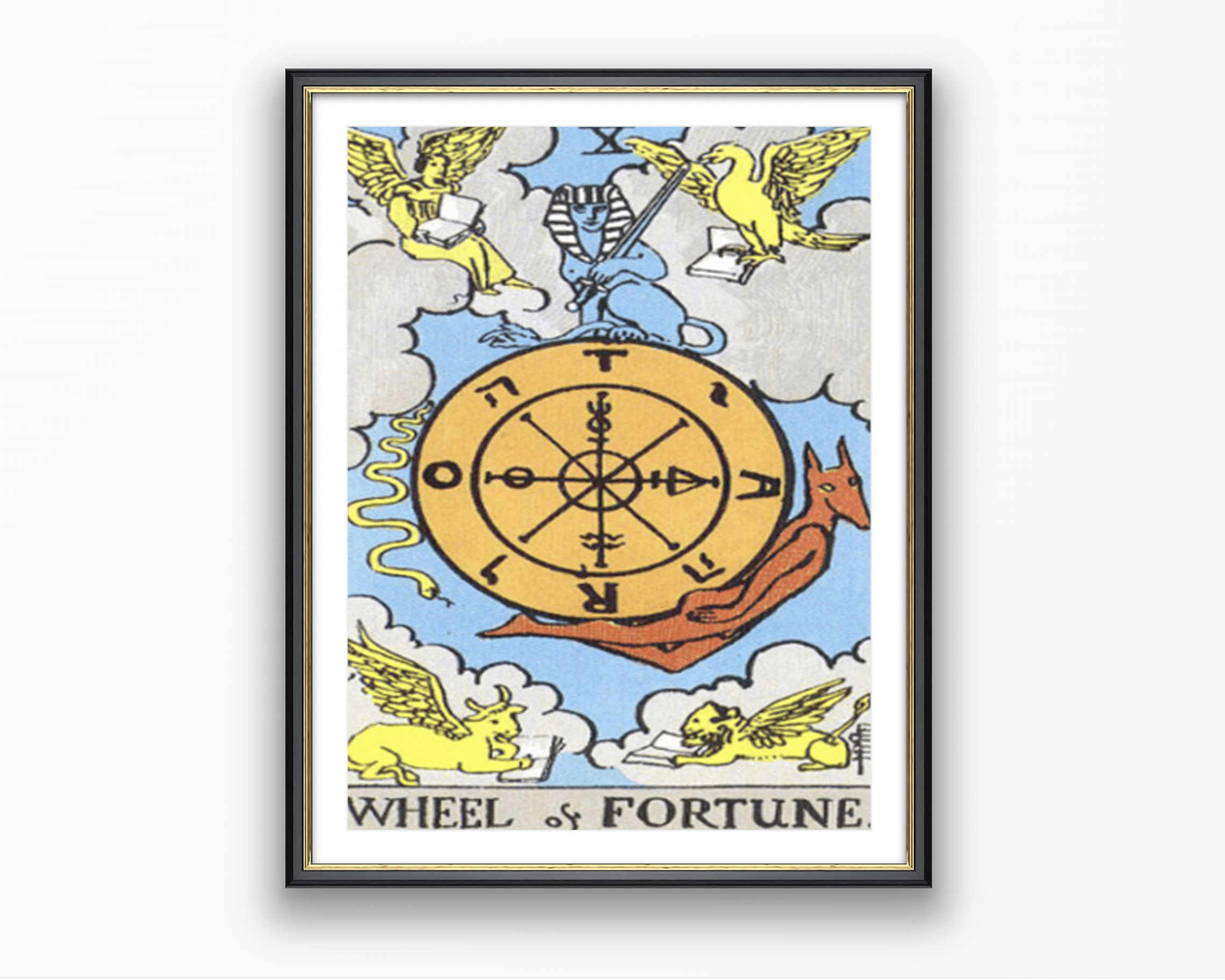 Wheel of Fortune - Tarot Card Poster