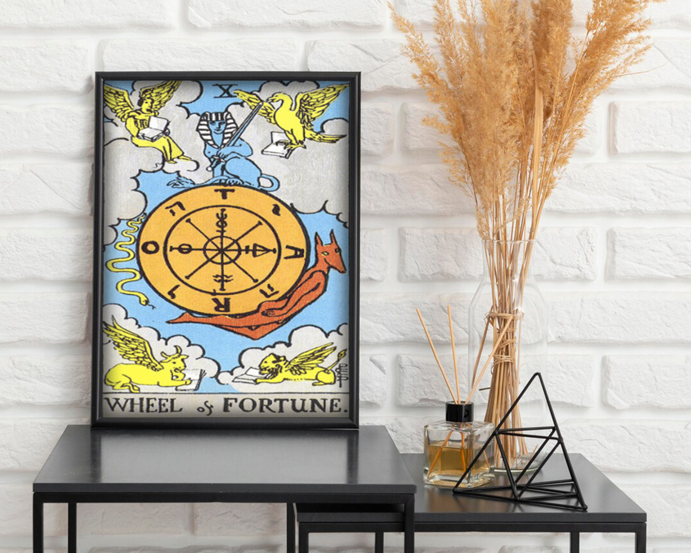 Wheel of Fortune - Tarot Card Poster