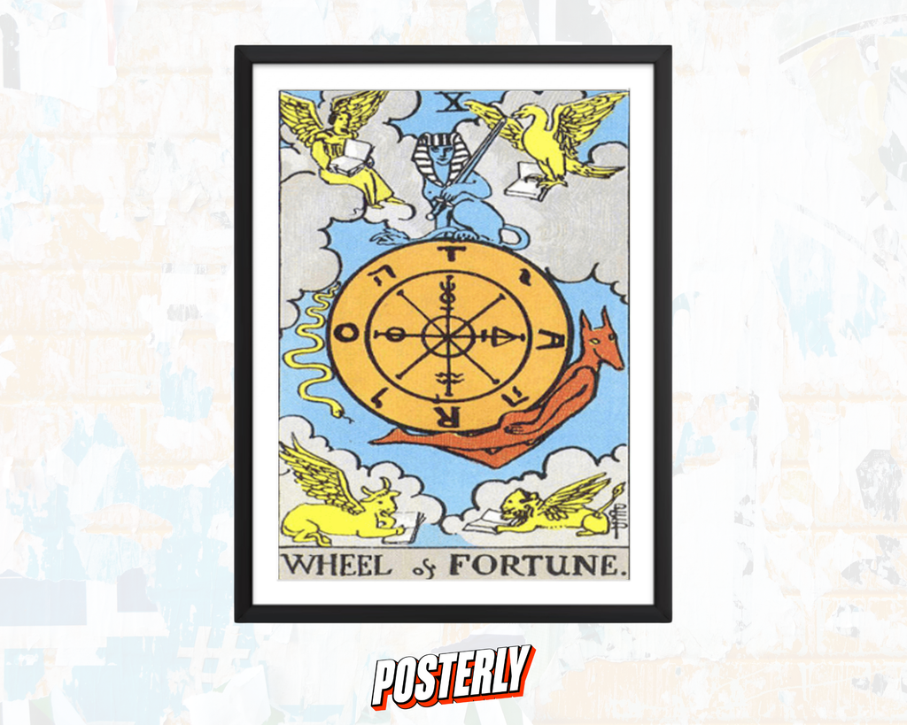 Wheel of Fortune - Tarot Card Poster