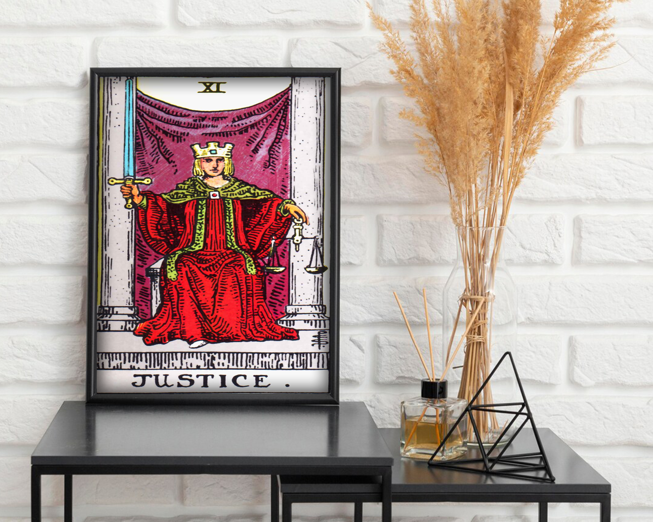 Justice - Tarot Card Poster