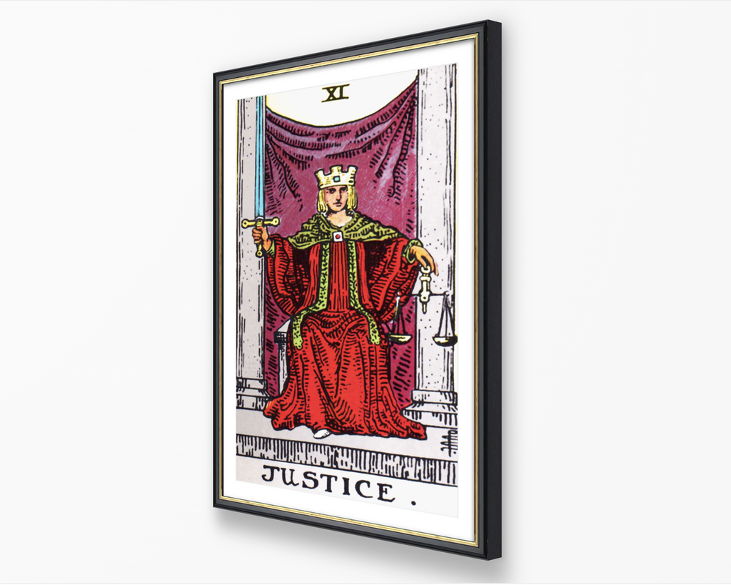 Justice - Tarot Card Poster