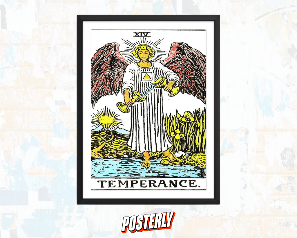 Temperance - Tarot Card Poster