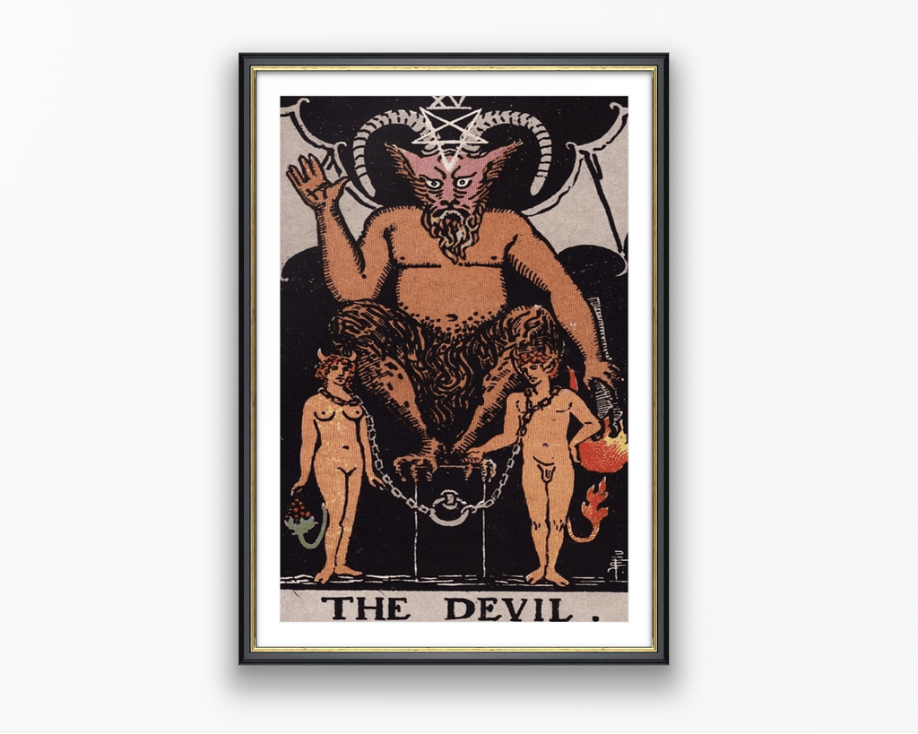 The Devil - Tarot Card Poster