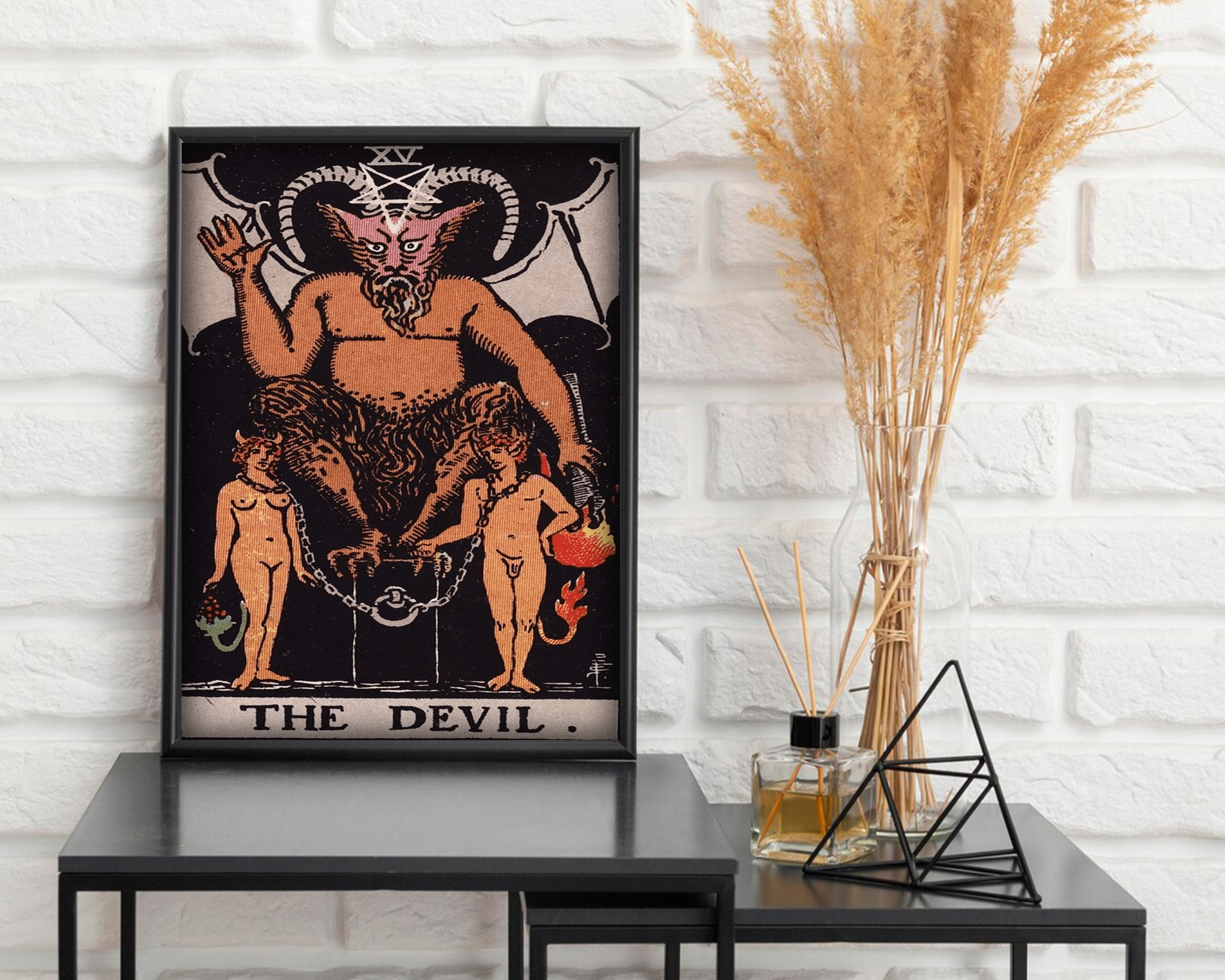 The Devil - Tarot Card Poster