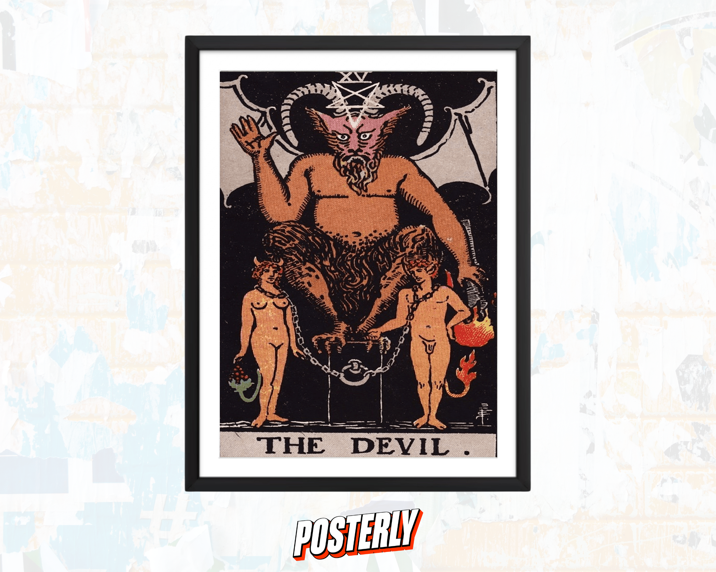 The Devil - Tarot Card Poster