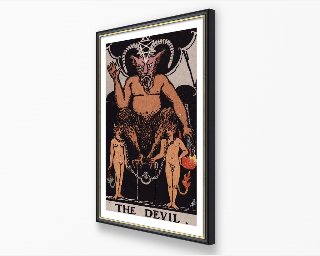 The Devil - Tarot Card Poster