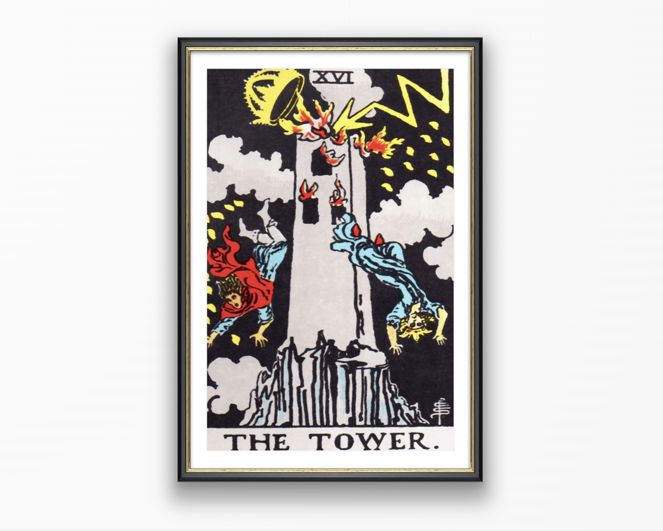 The Tower - Tarot Card Poster