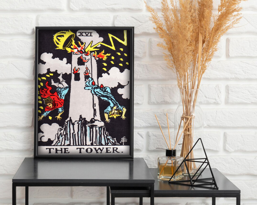 The Tower - Tarot Card Poster