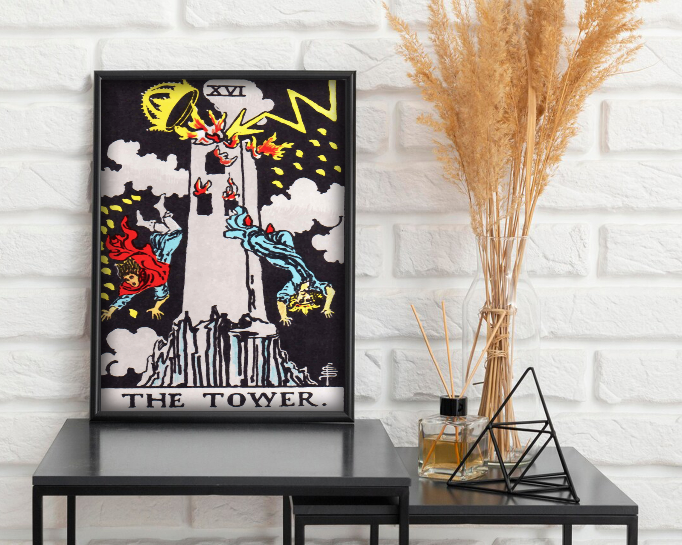 The Tower - Tarot Card Poster