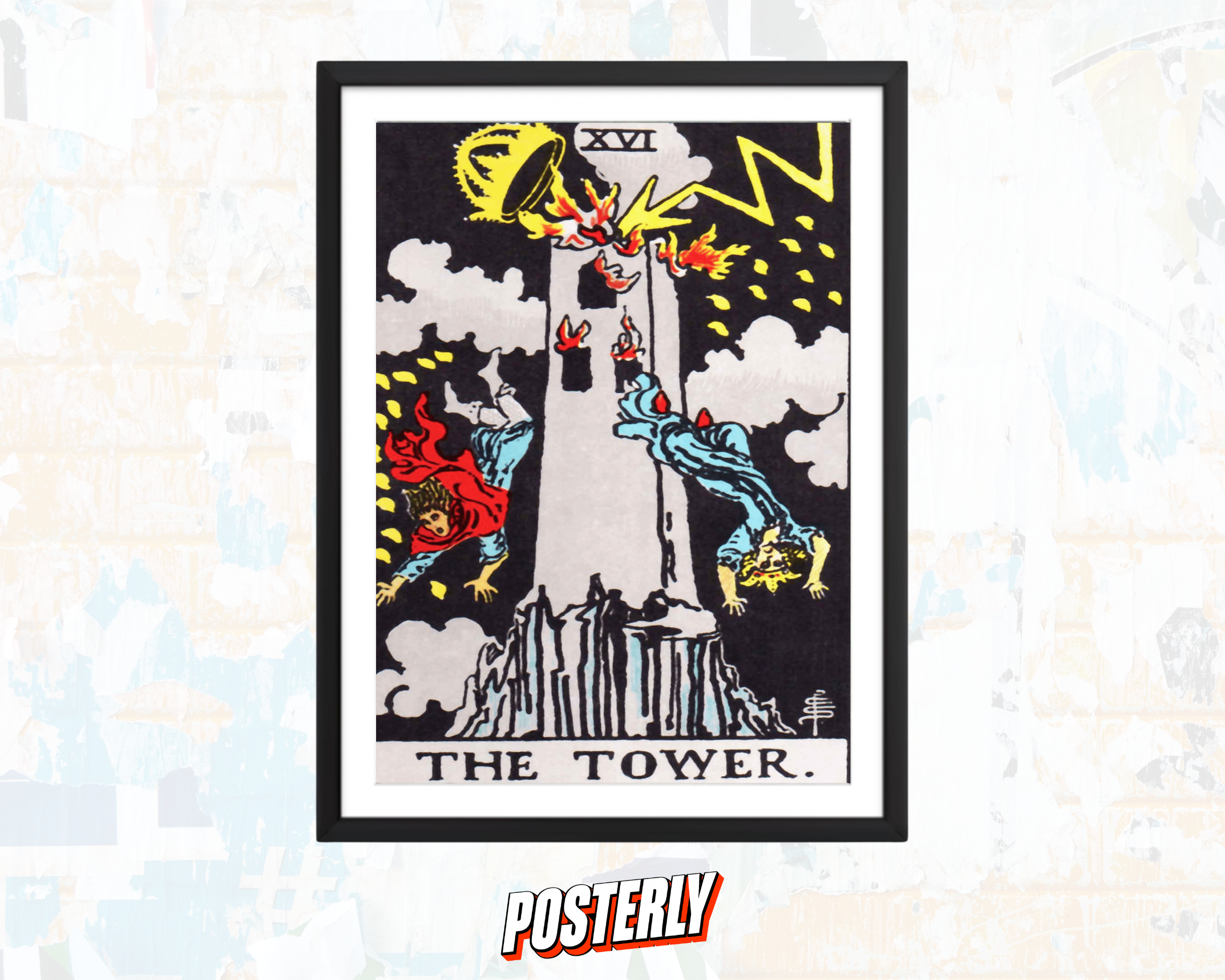 The Tower - Tarot Card Poster