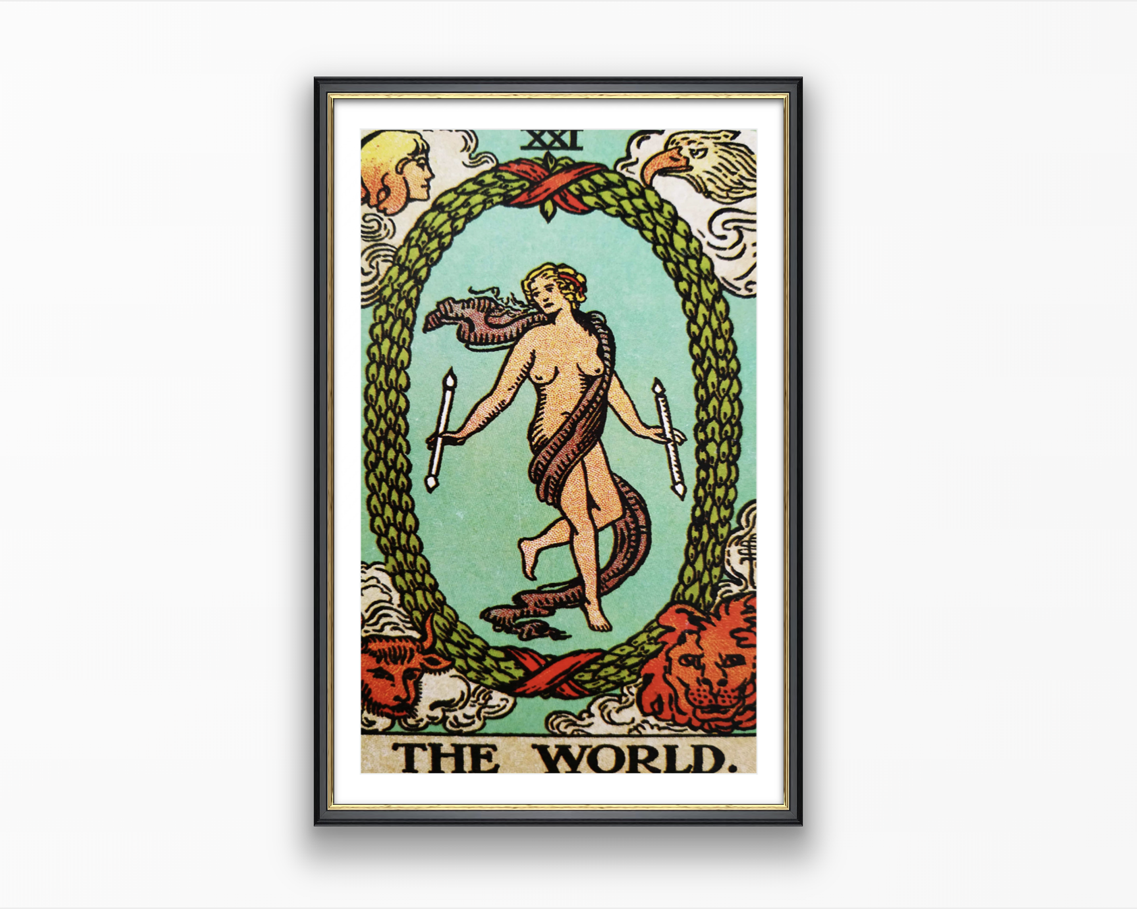 The World - Tarot Card Poster