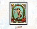 The World - Tarot Card Poster