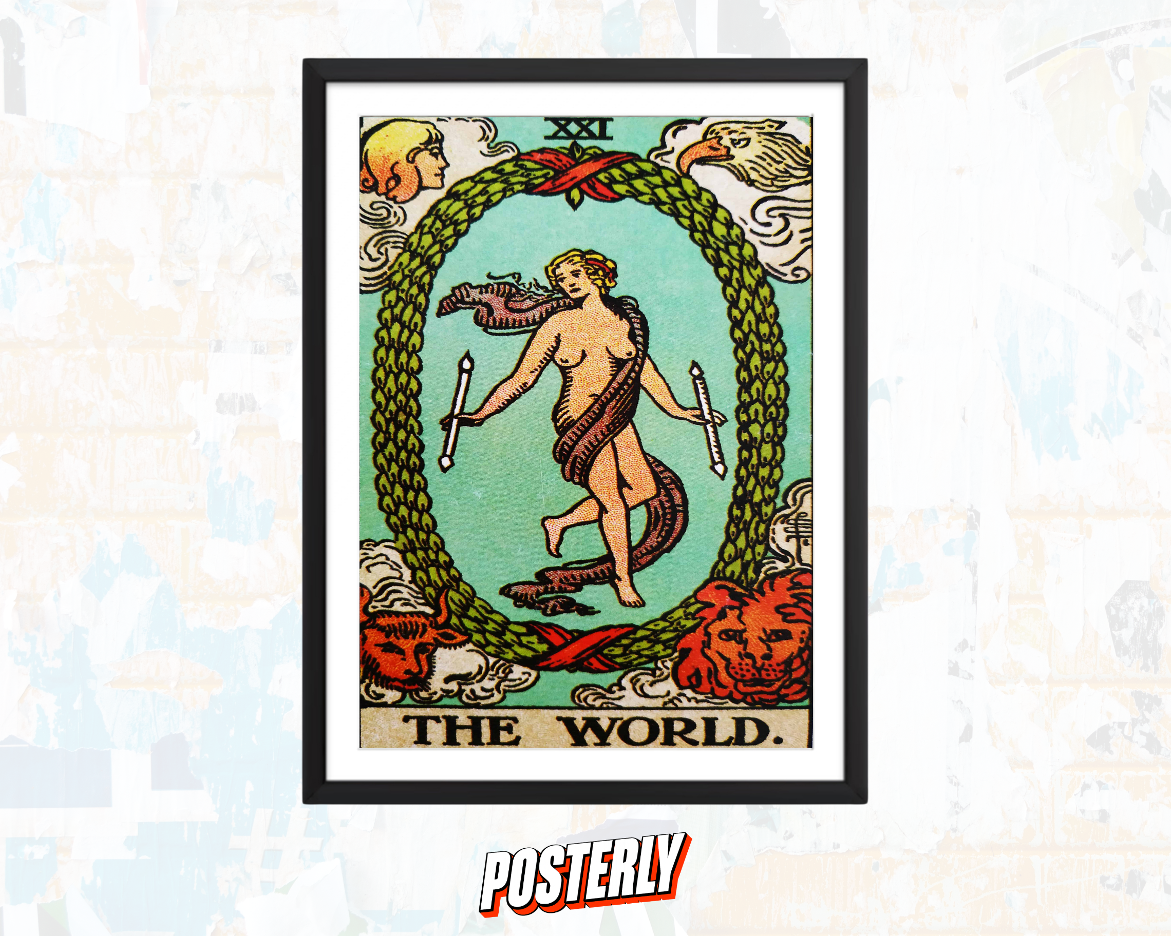 The World - Tarot Card Poster