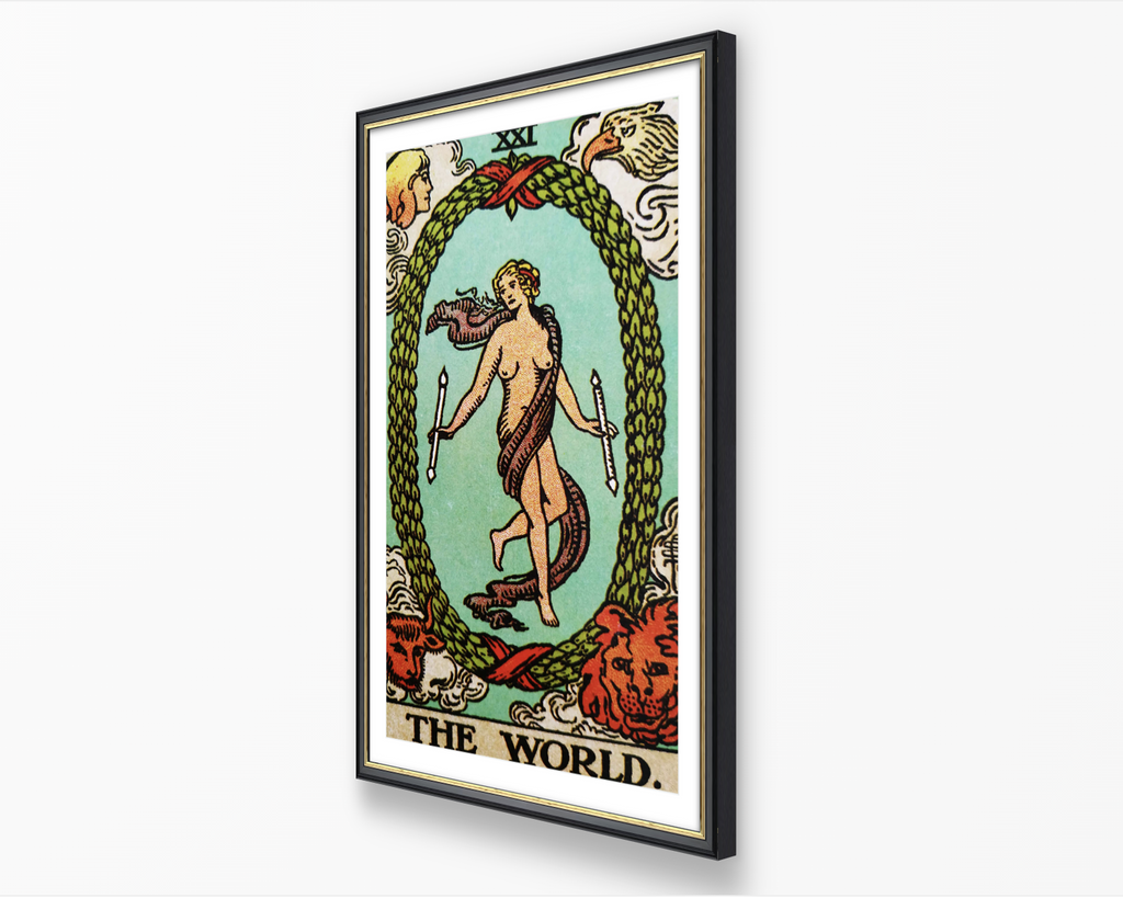 The World - Tarot Card Poster