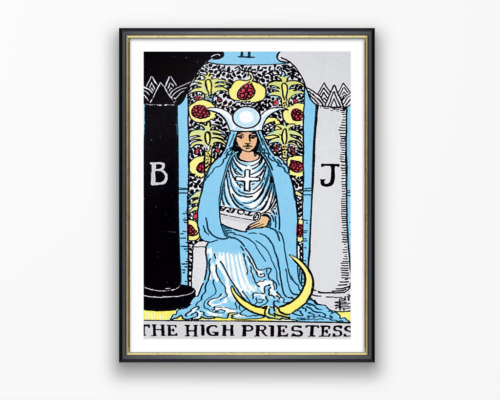 The High Priestess - Tarot Card Poster