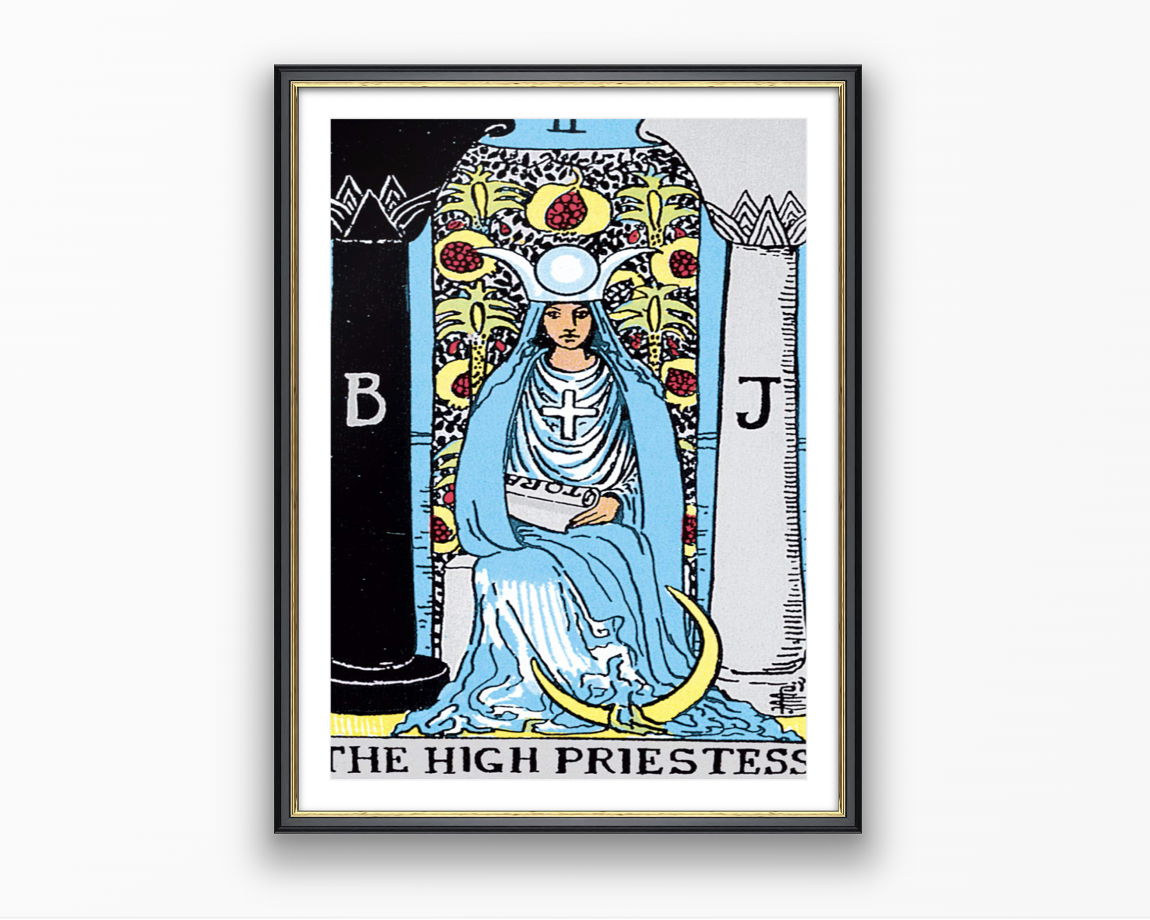 The High Priestess - Tarot Card Poster