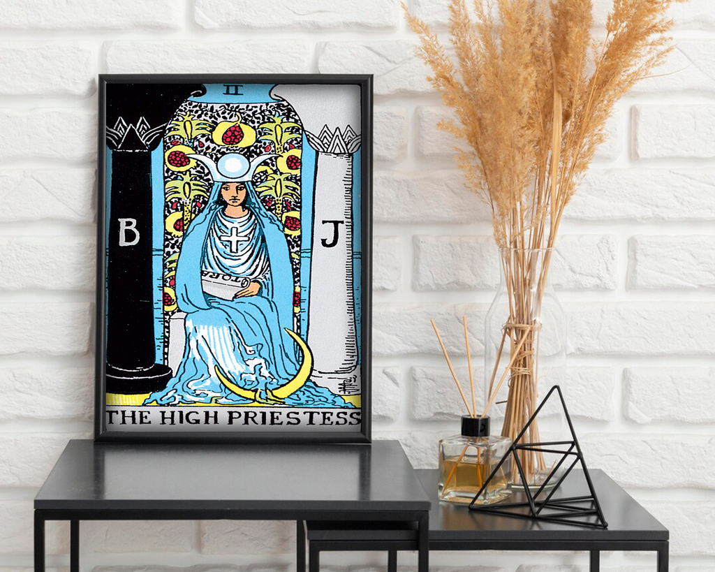 The High Priestess - Tarot Card Poster