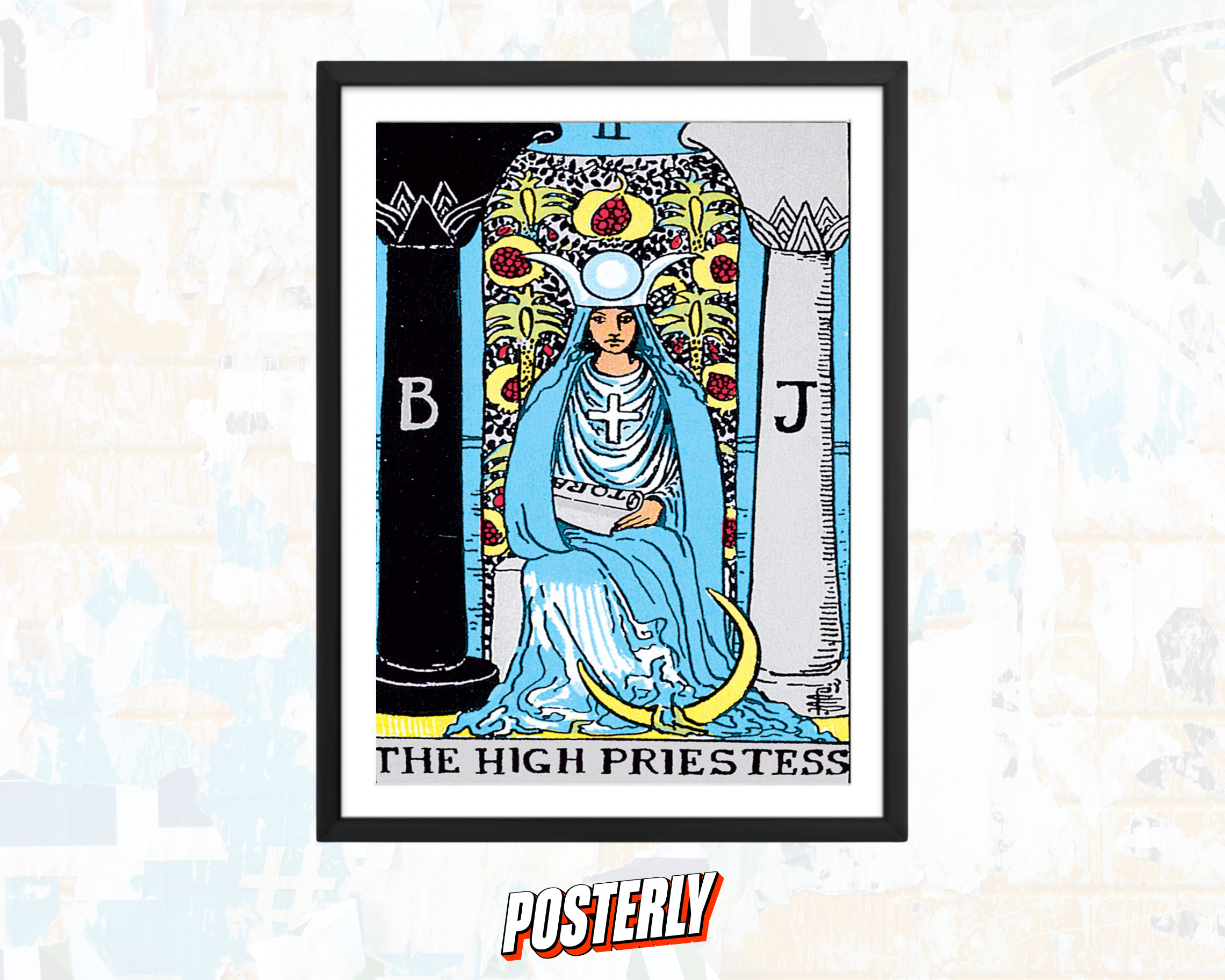 The High Priestess - Tarot Card Poster