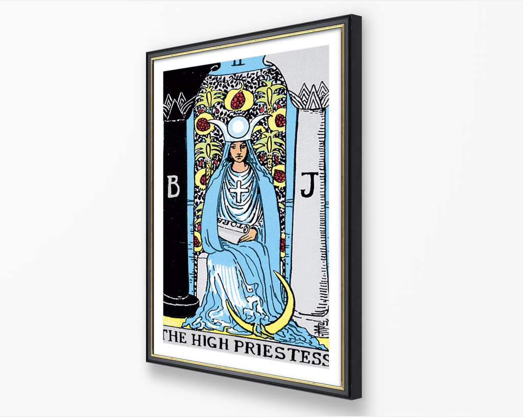 The High Priestess - Tarot Card Poster