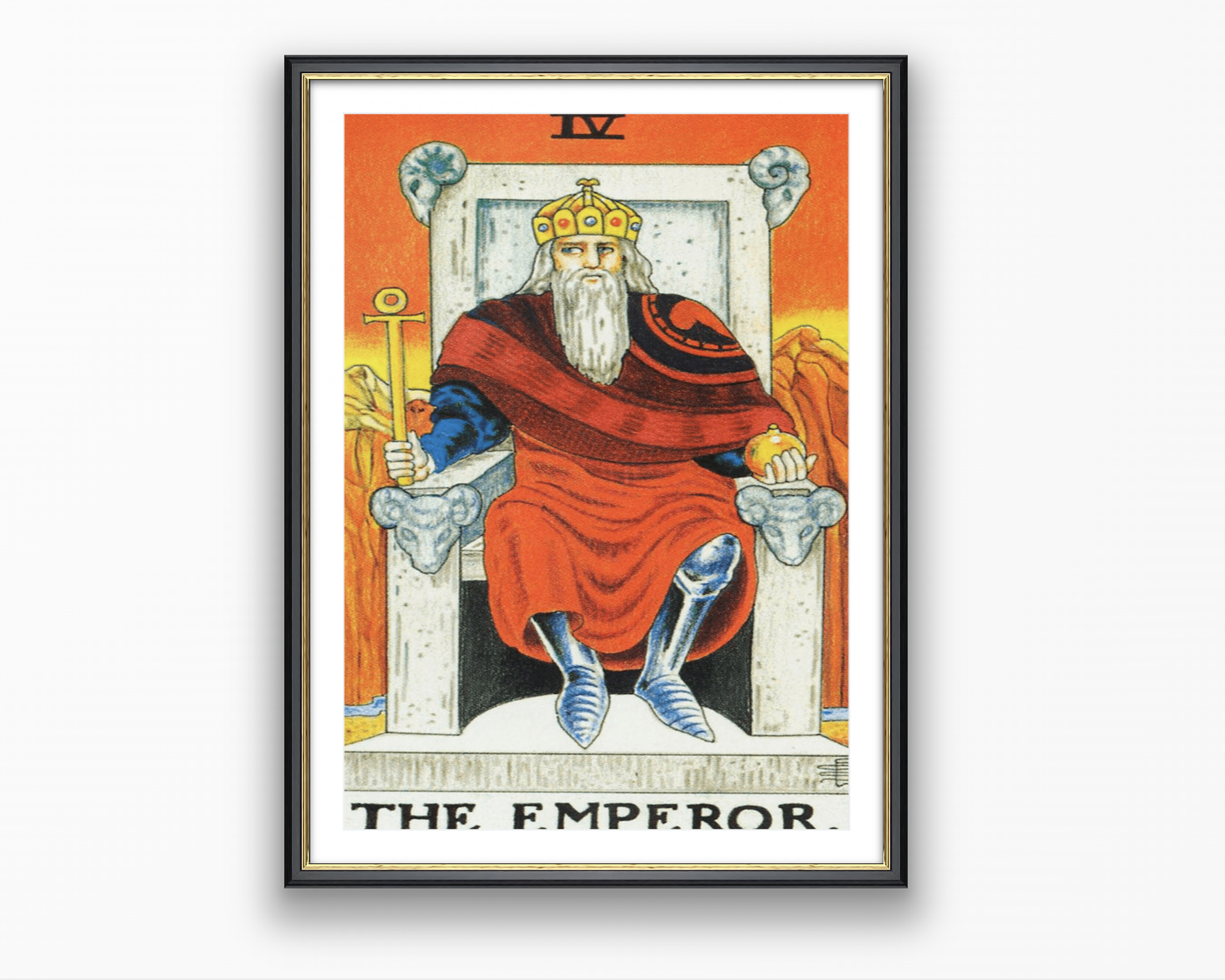 The Emperor - Tarot Card Poster