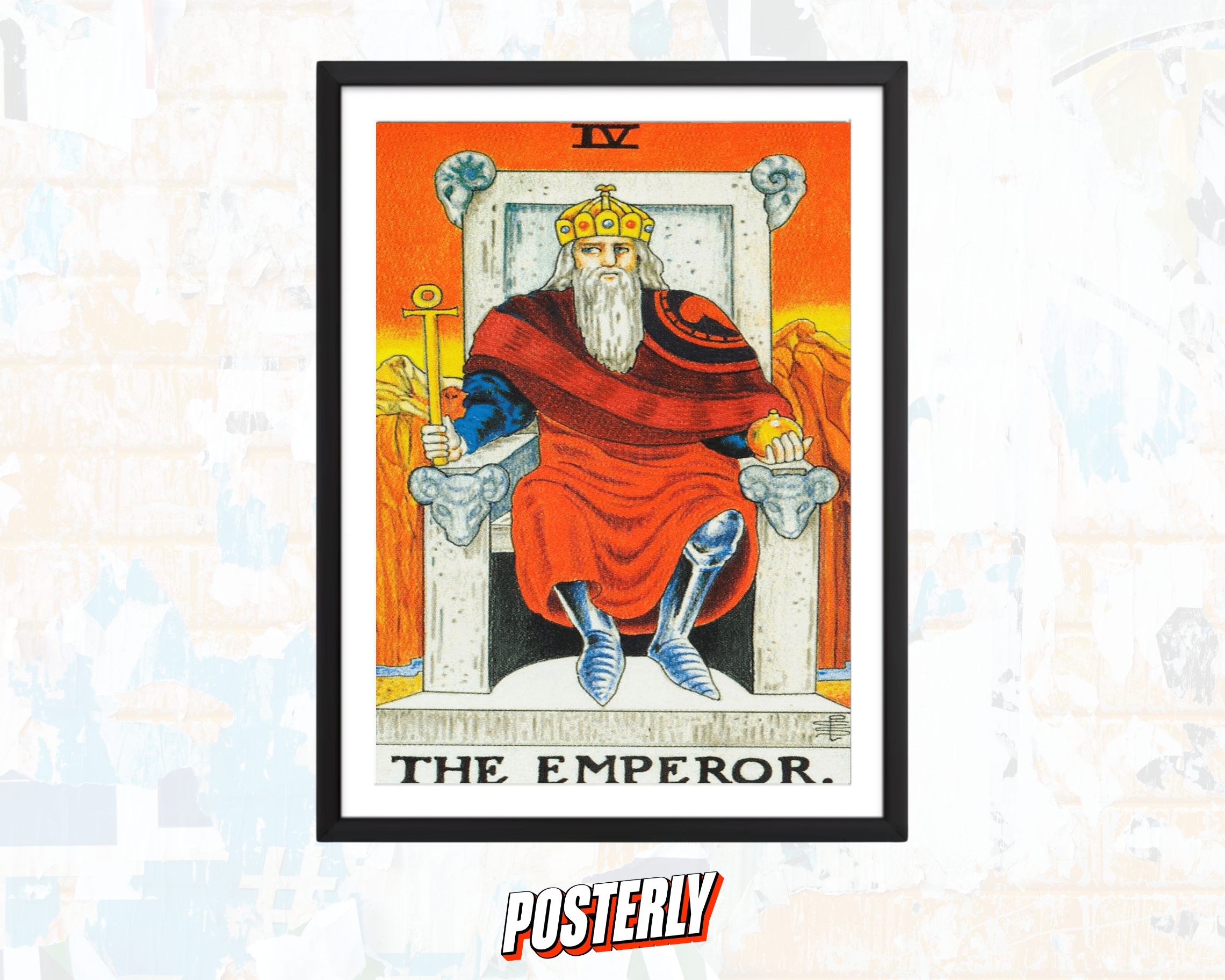 The Emperor - Tarot Card Poster
