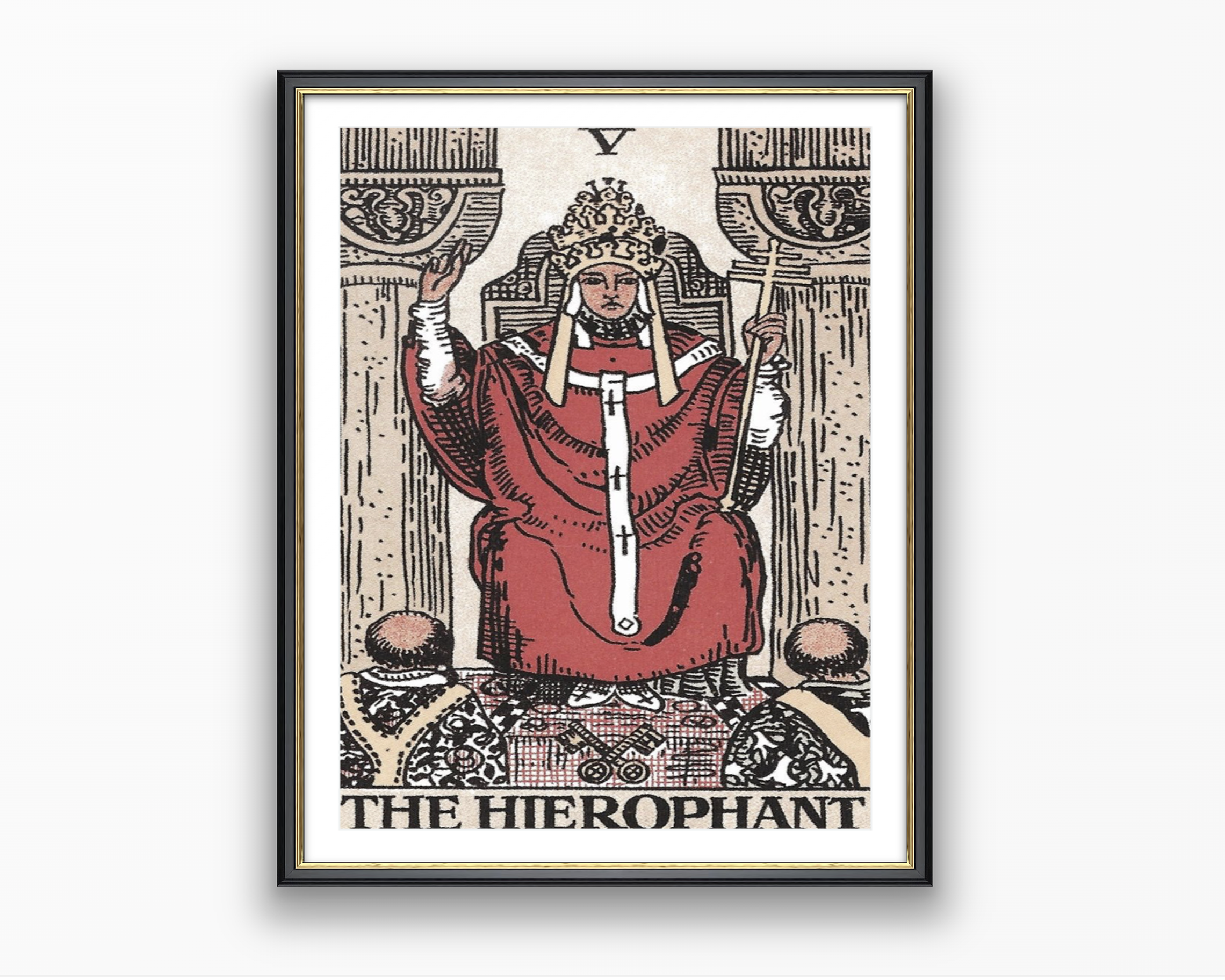 The Hierophant - Tarot Card Poster