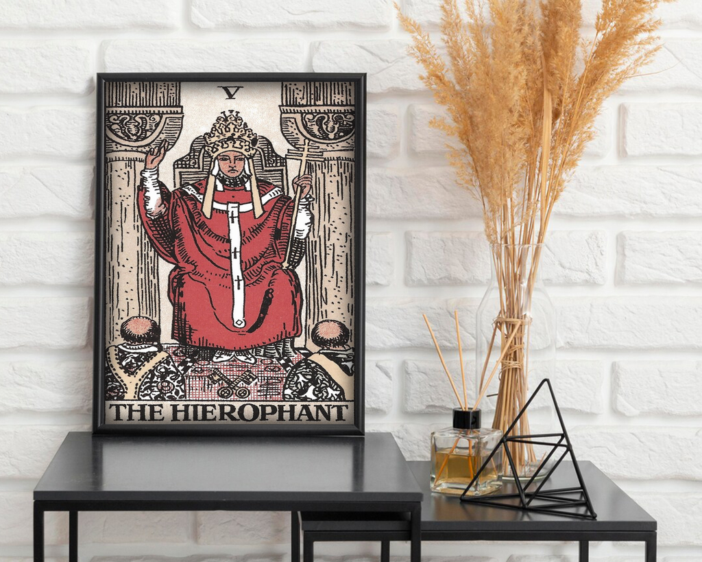 The Hierophant - Tarot Card Poster