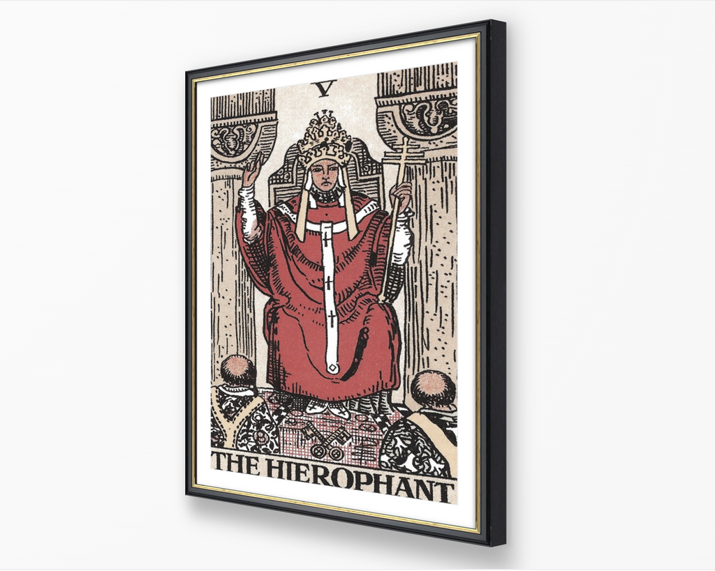 The Hierophant - Tarot Card Poster