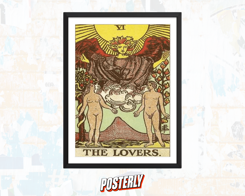 The Lovers - Tarot Card Poster