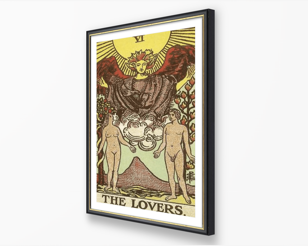 The Lovers - Tarot Card Poster