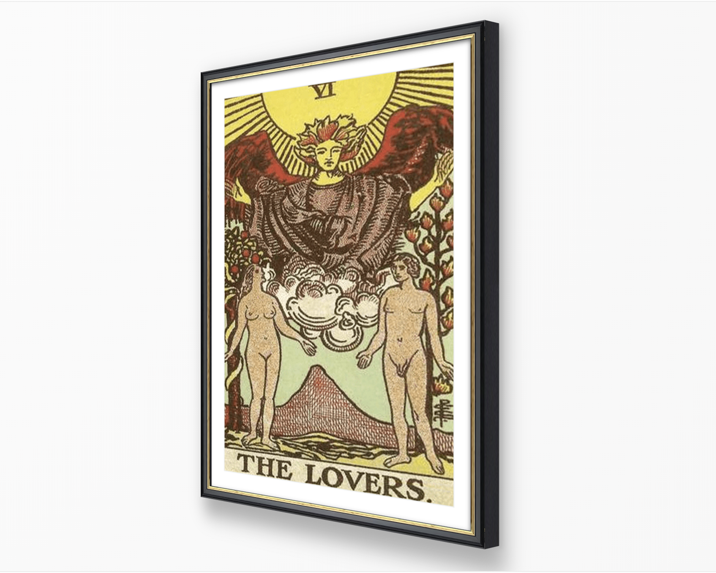 The Lovers - Tarot Card Poster