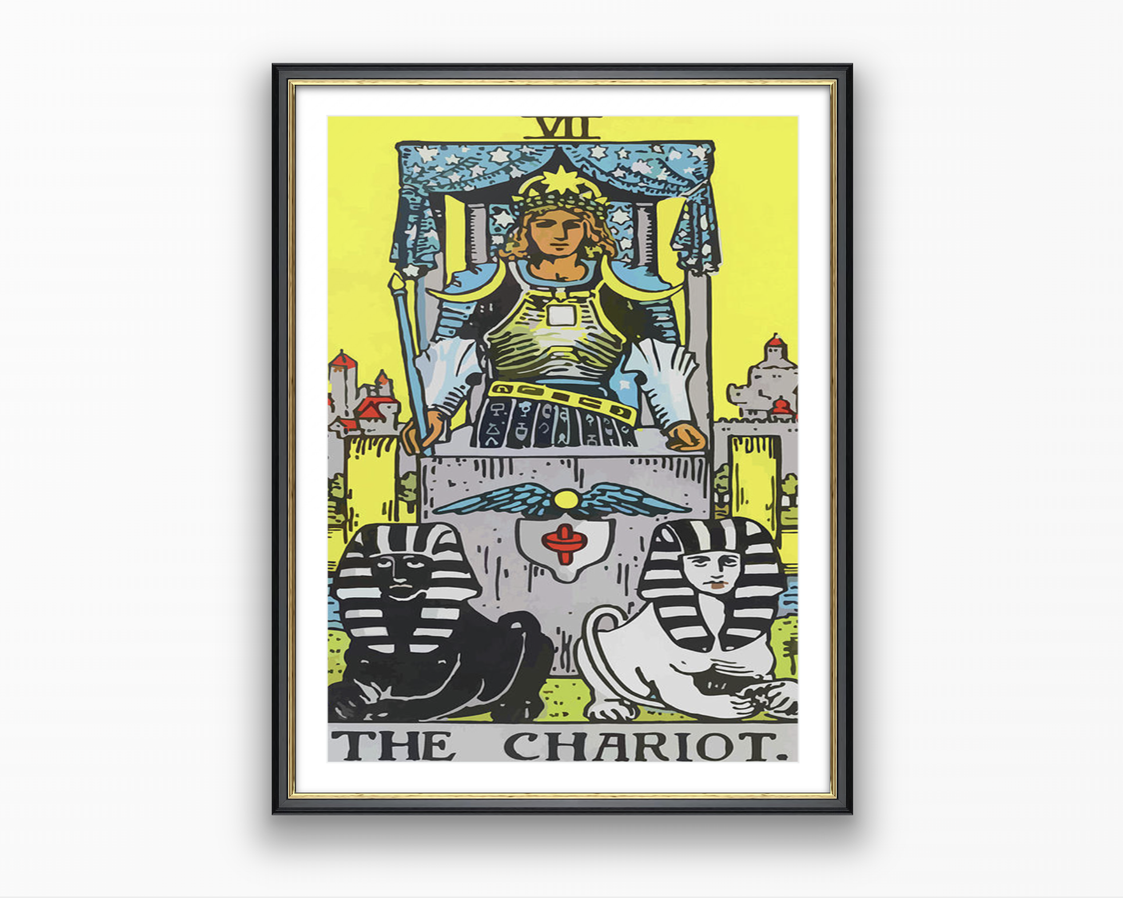 The Chariot - Tarot Card Poster