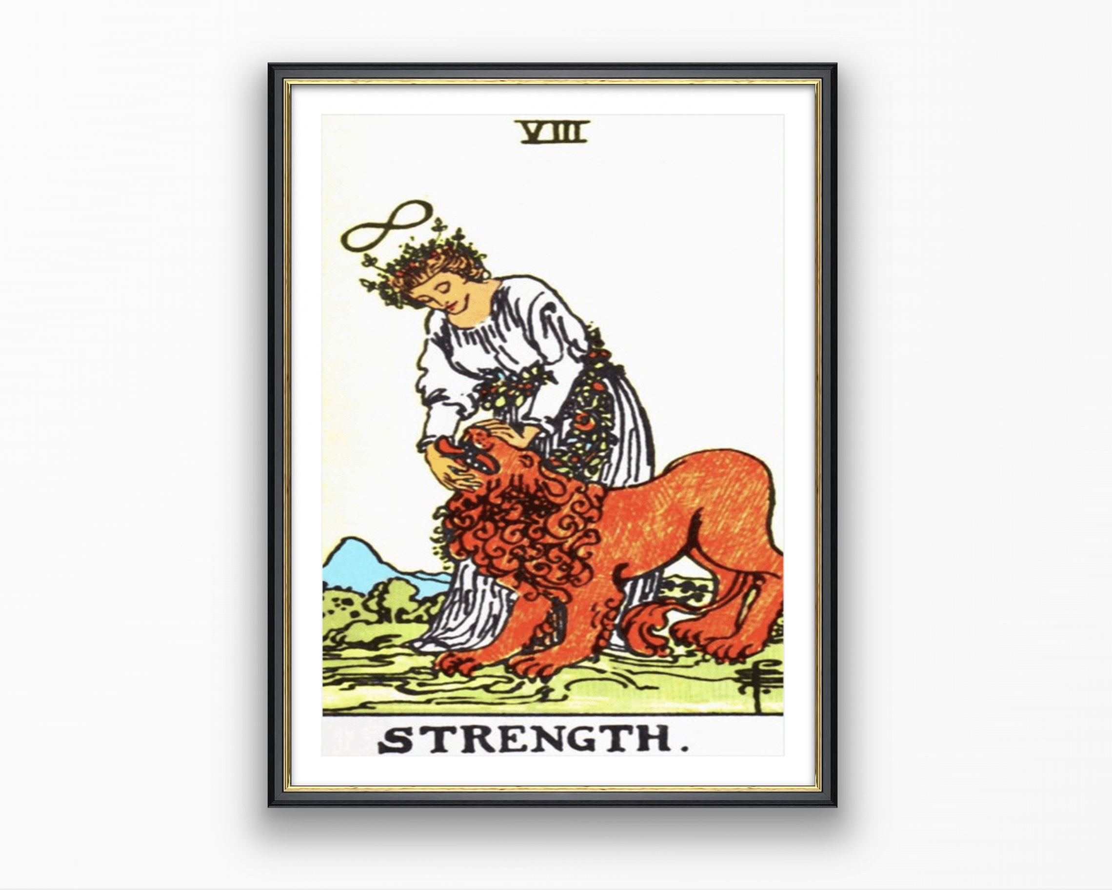 Strength - Tarot Card Poster