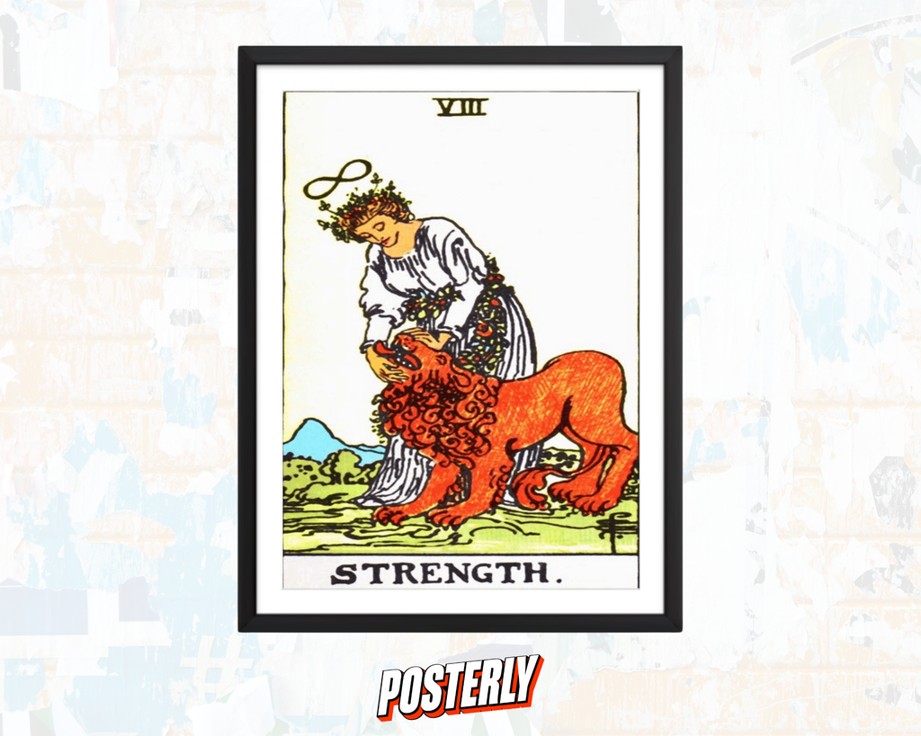 Strength - Tarot Card Poster
