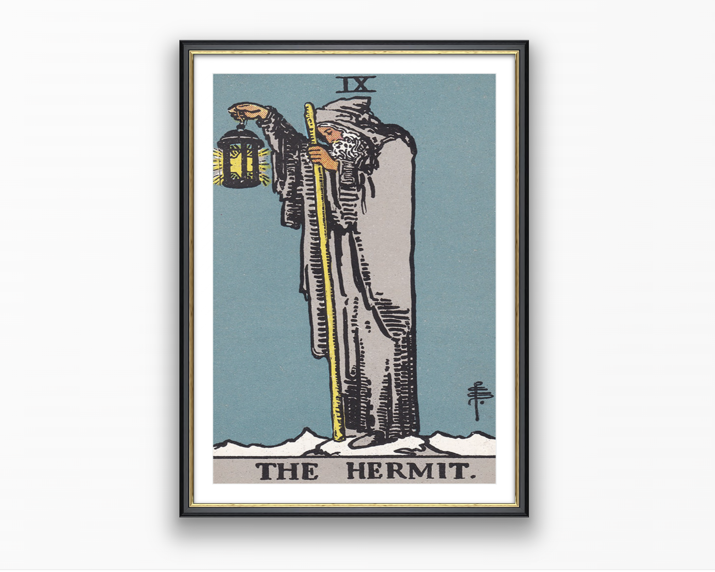 The Hermit - Tarot Card Poster