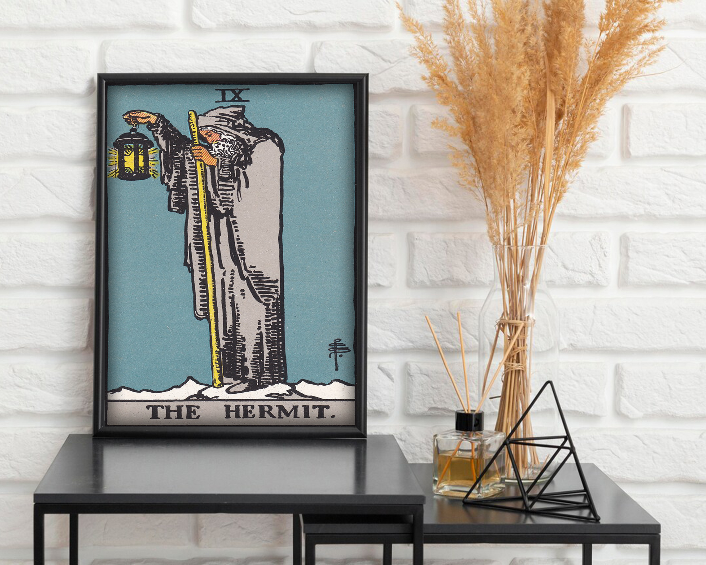 The Hermit - Tarot Card Poster