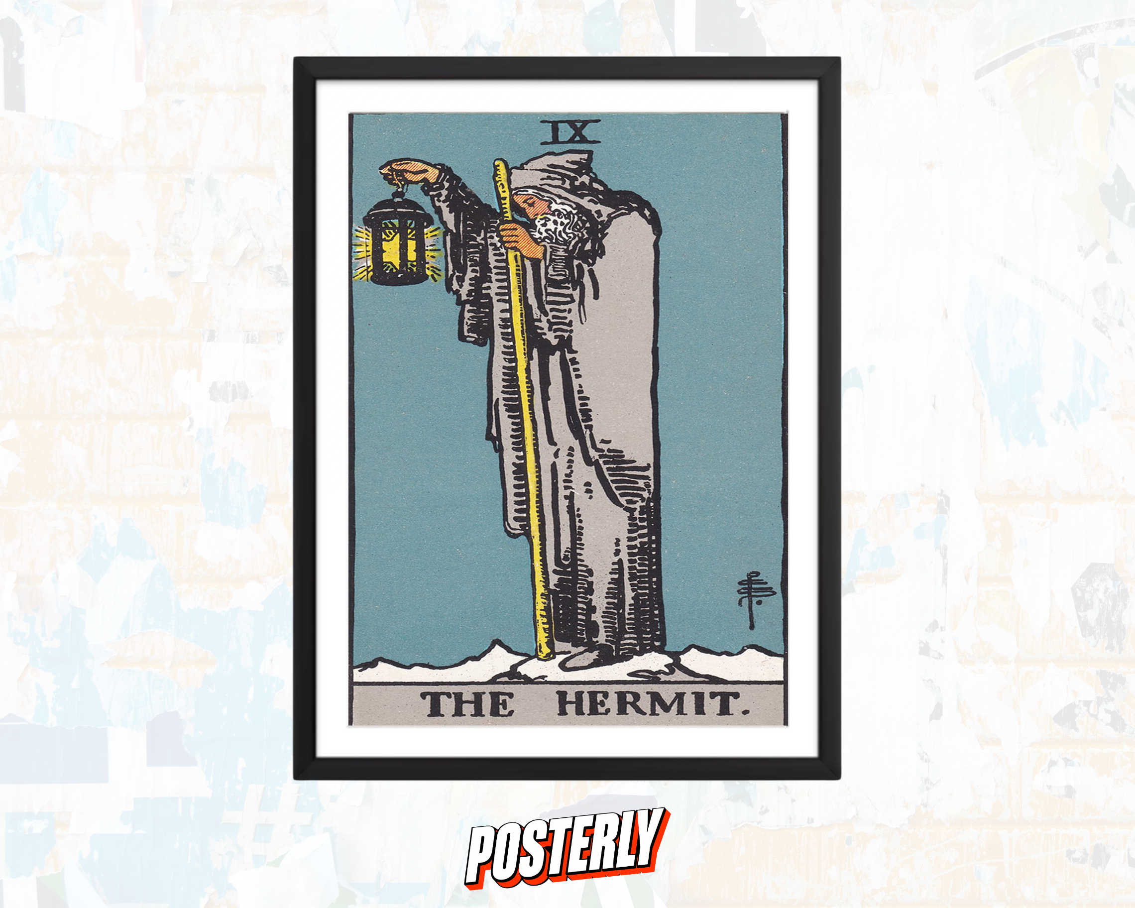 The Hermit - Tarot Card Poster