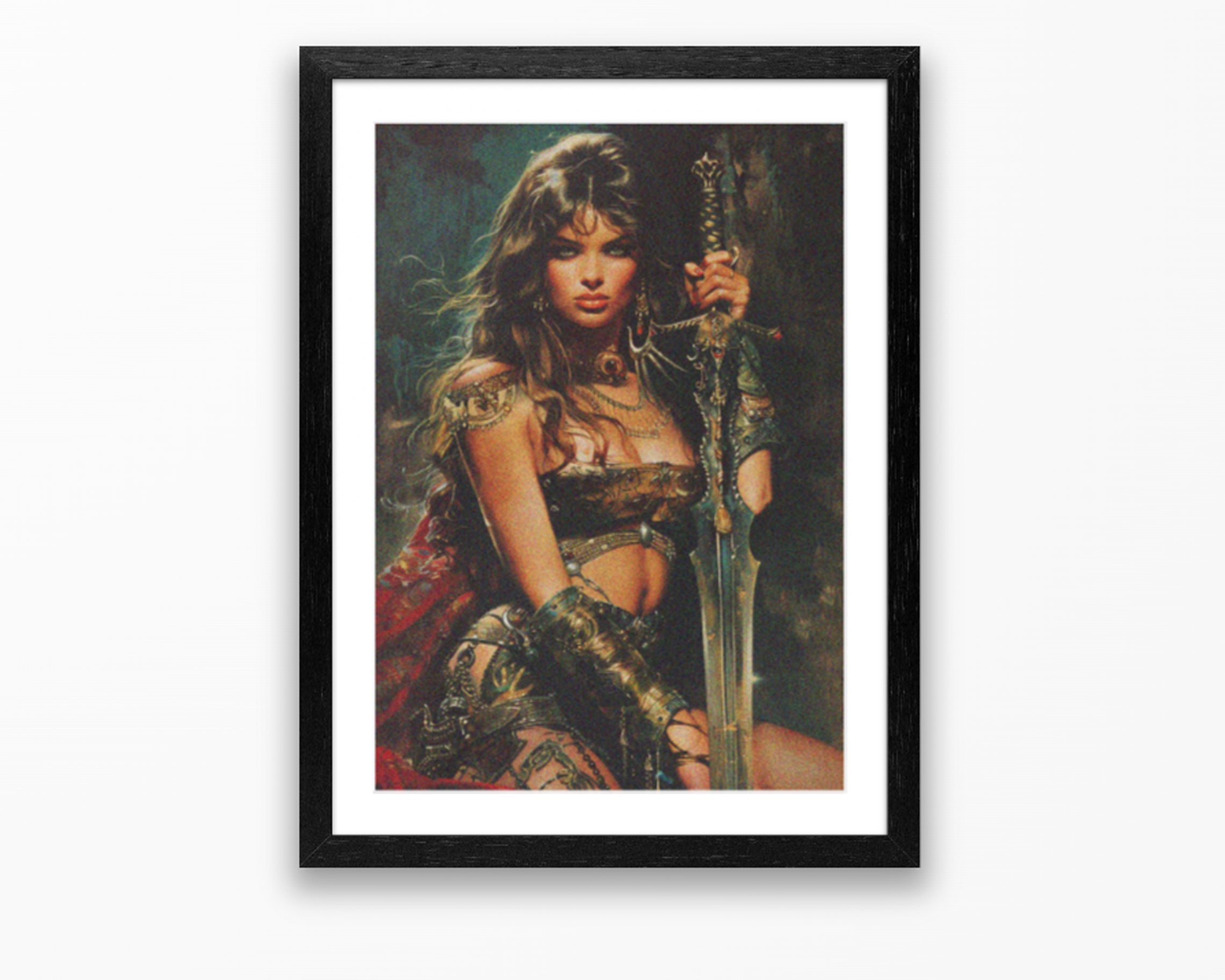 Barbarian Warrior - Dark Fantasy Poster
