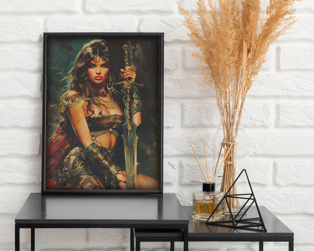 Barbarian Warrior - Dark Fantasy Poster