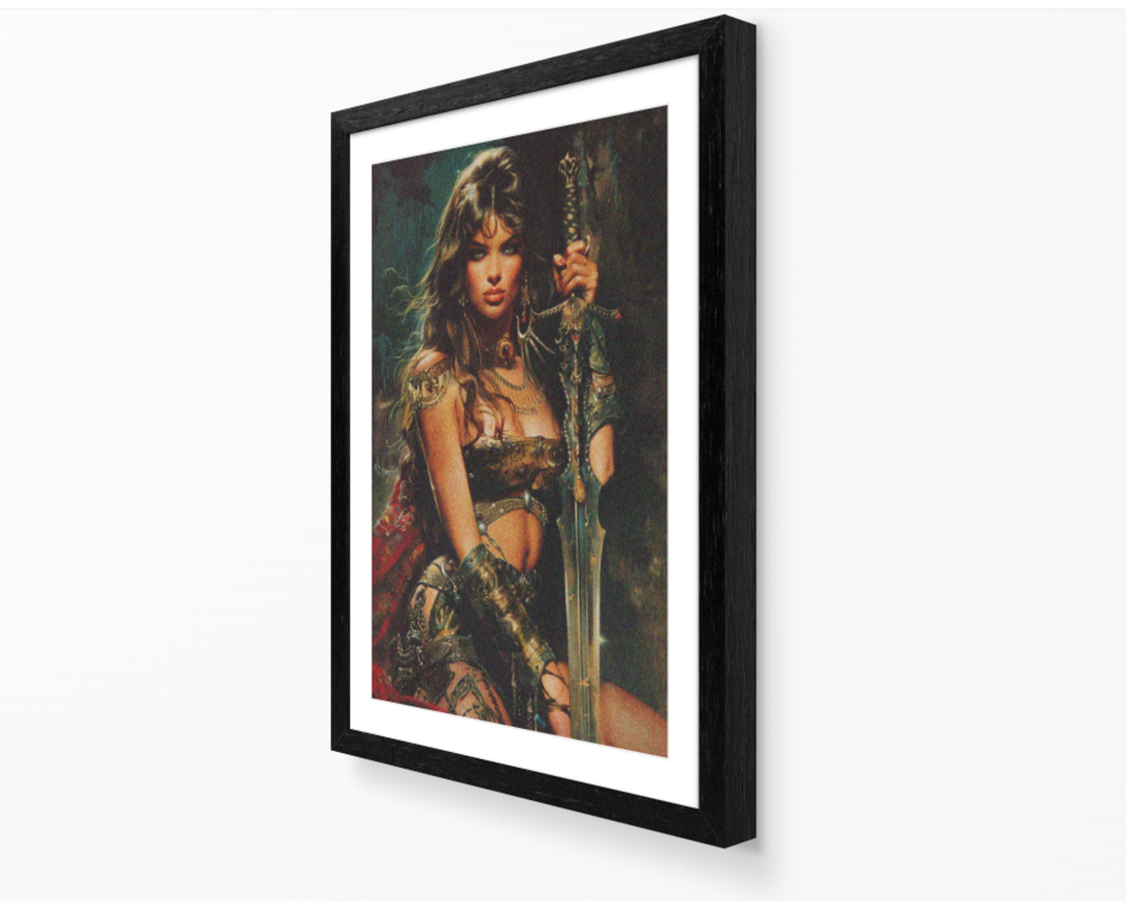 Barbarian Warrior - Dark Fantasy Poster