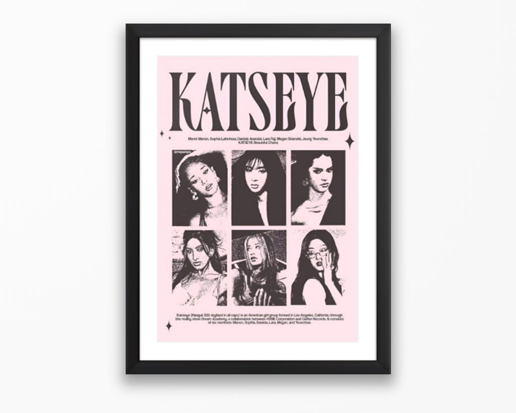 KATSEYE Beautiful Chaos Poster