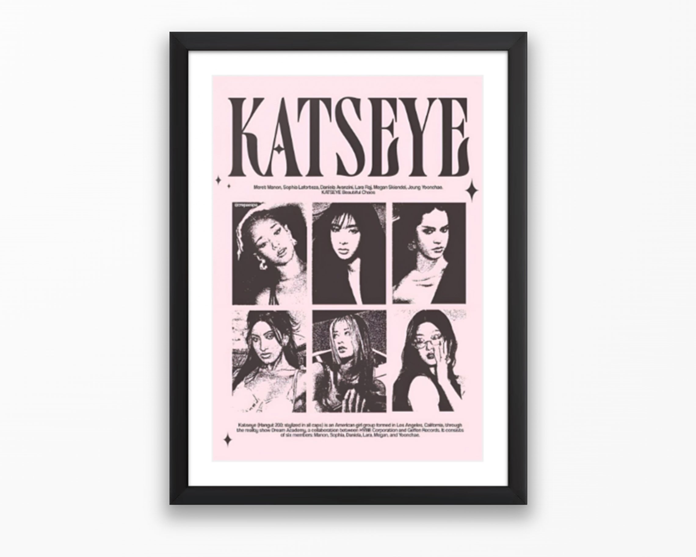 KATSEYE Beautiful Chaos Poster