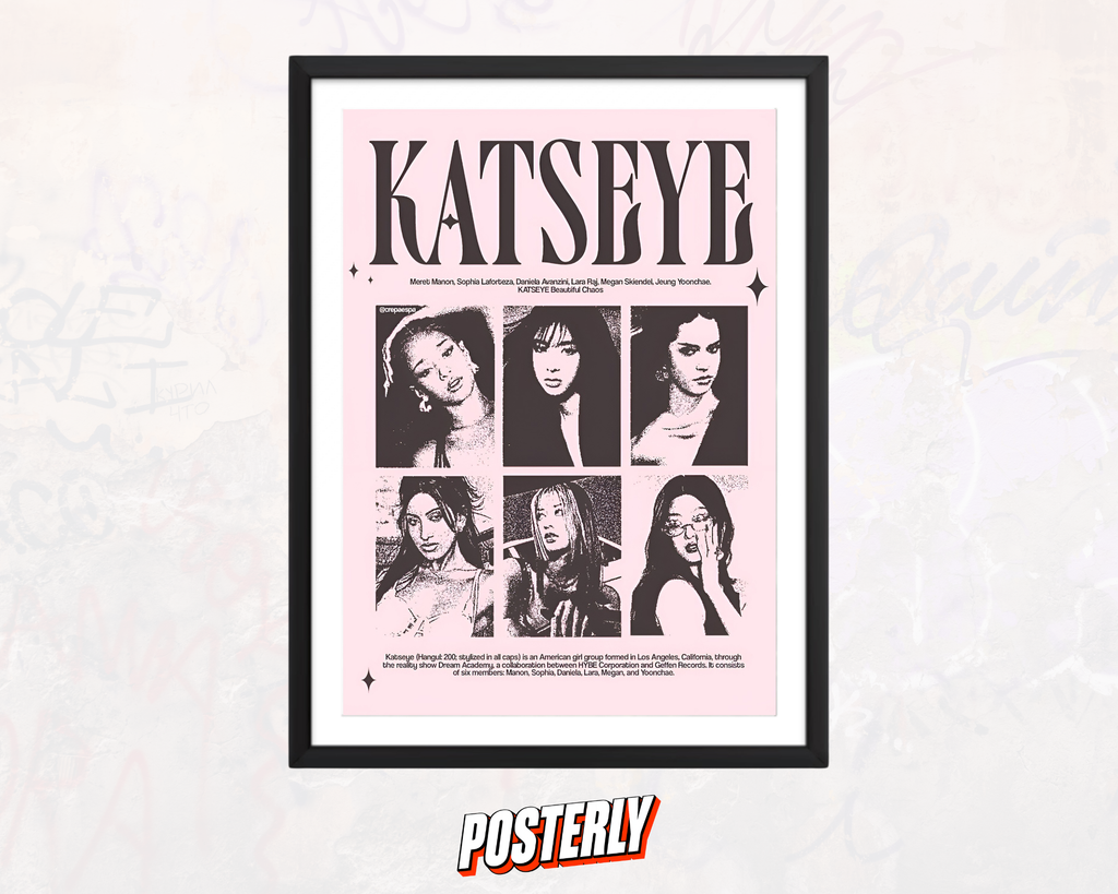 KATSEYE Beautiful Chaos Poster