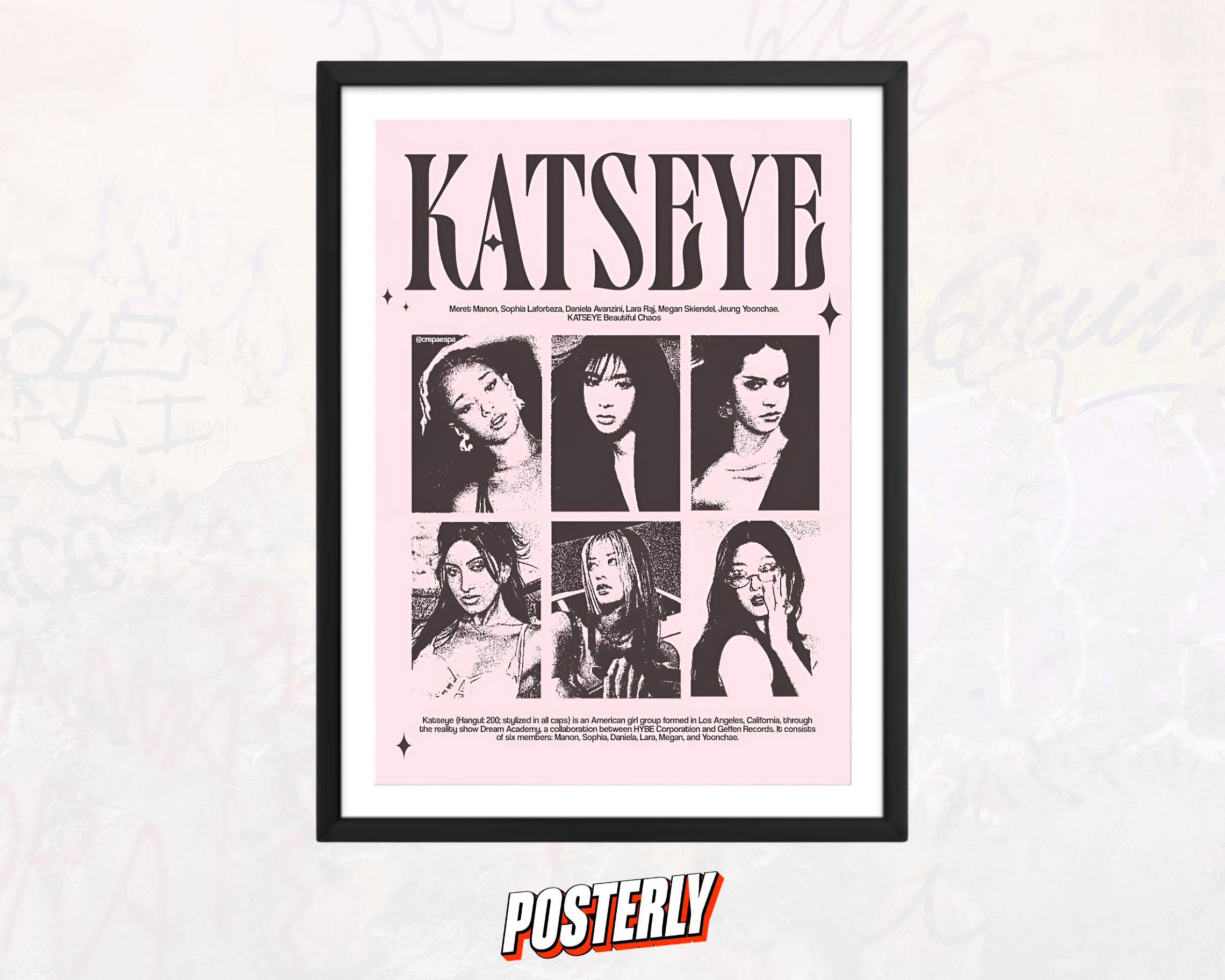 KATSEYE Beautiful Chaos Poster