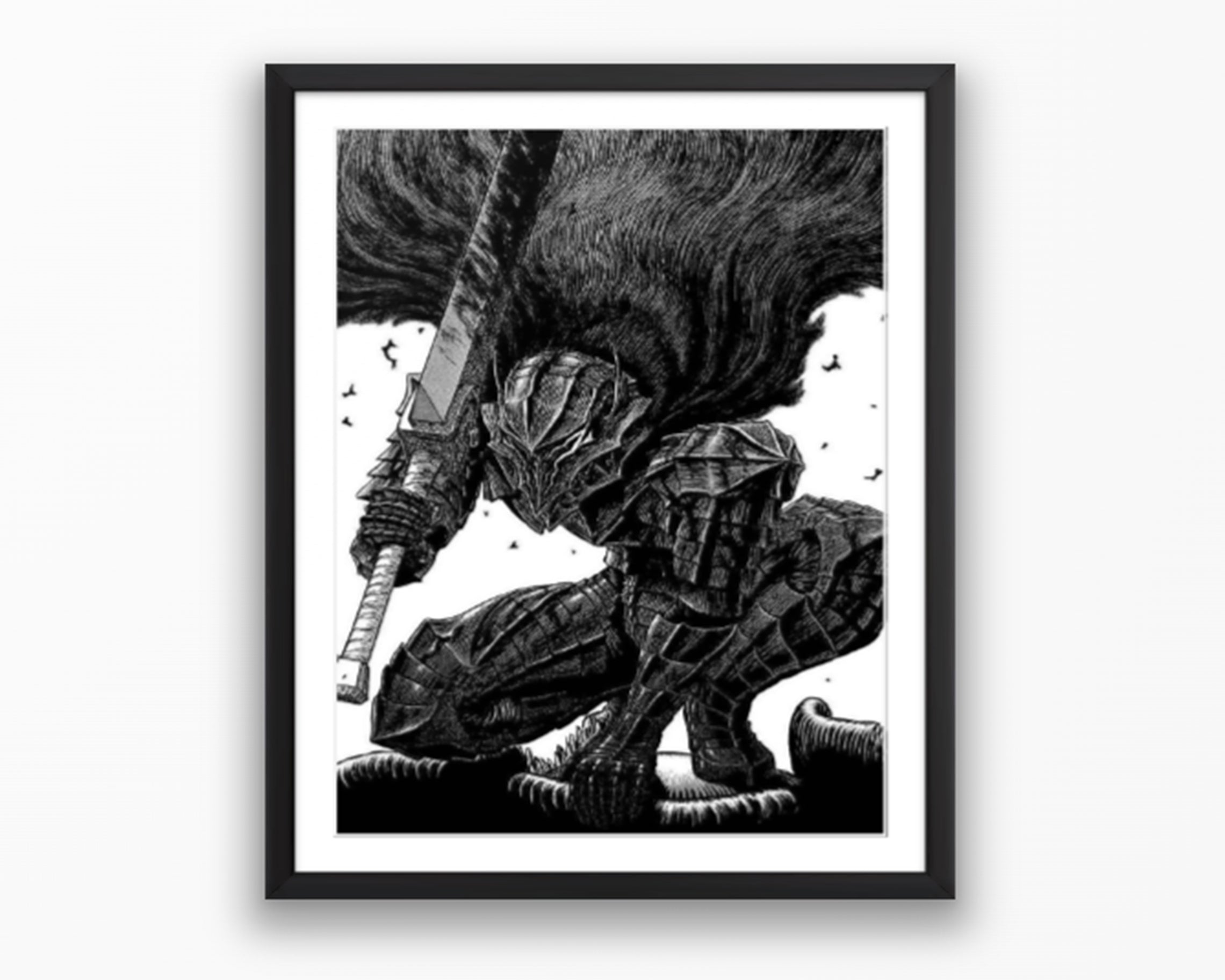 Berserker Armor Manga Panel Poster