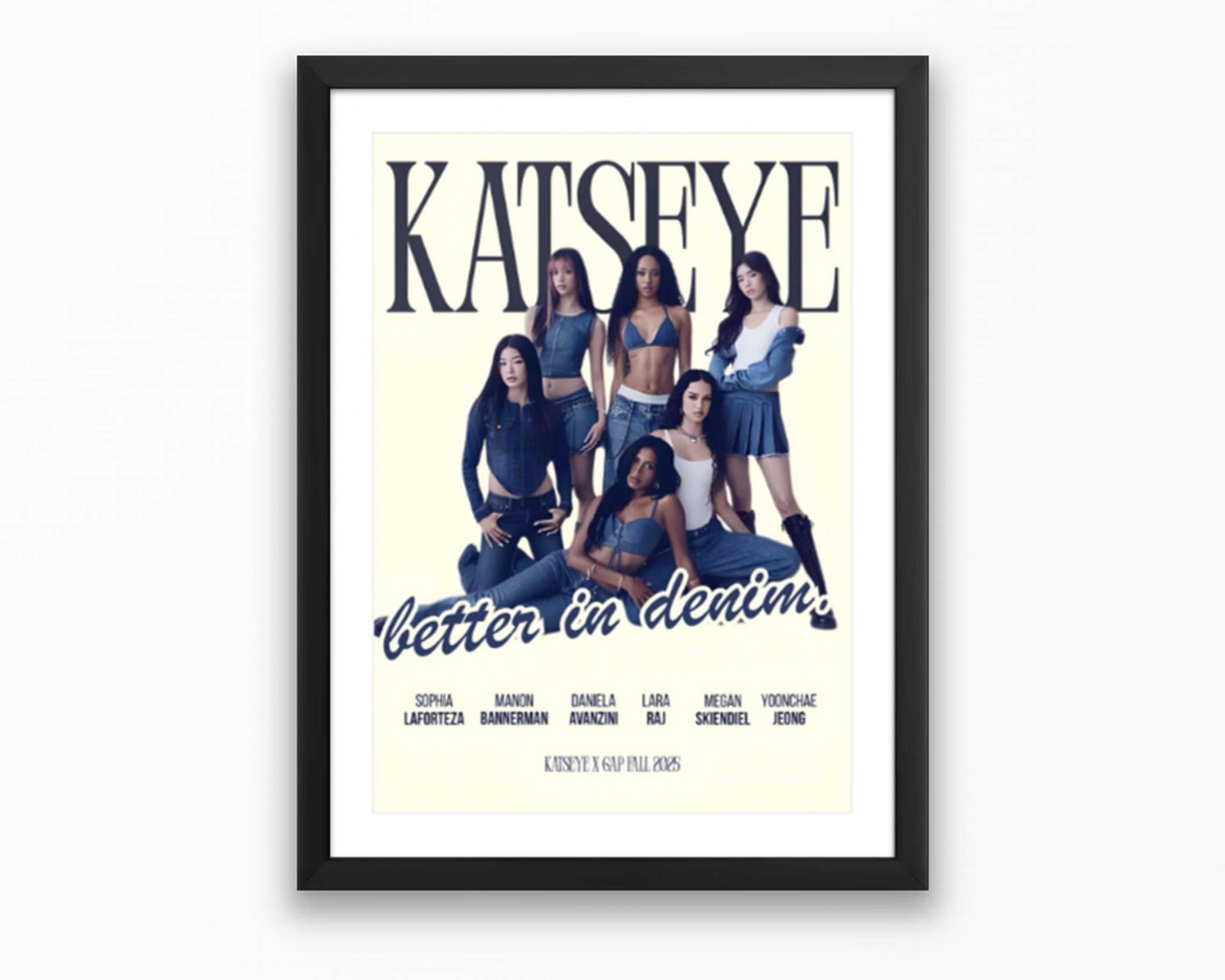KATSEYE x Gap Better In Denim Poster