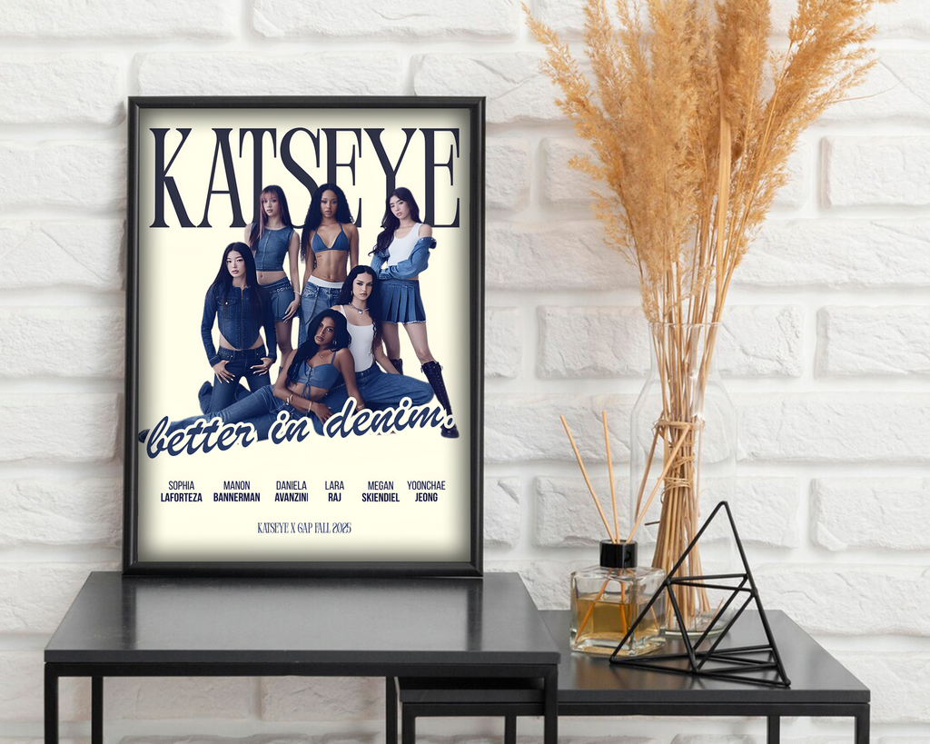 KATSEYE x Gap Better In Denim Poster