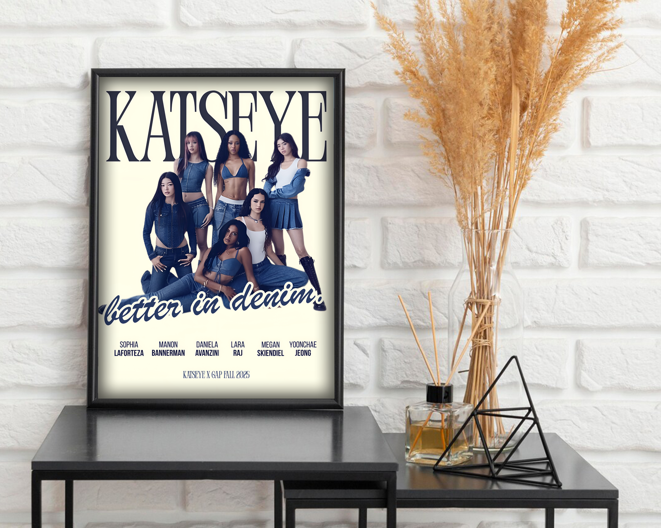 KATSEYE x Gap Better In Denim Poster