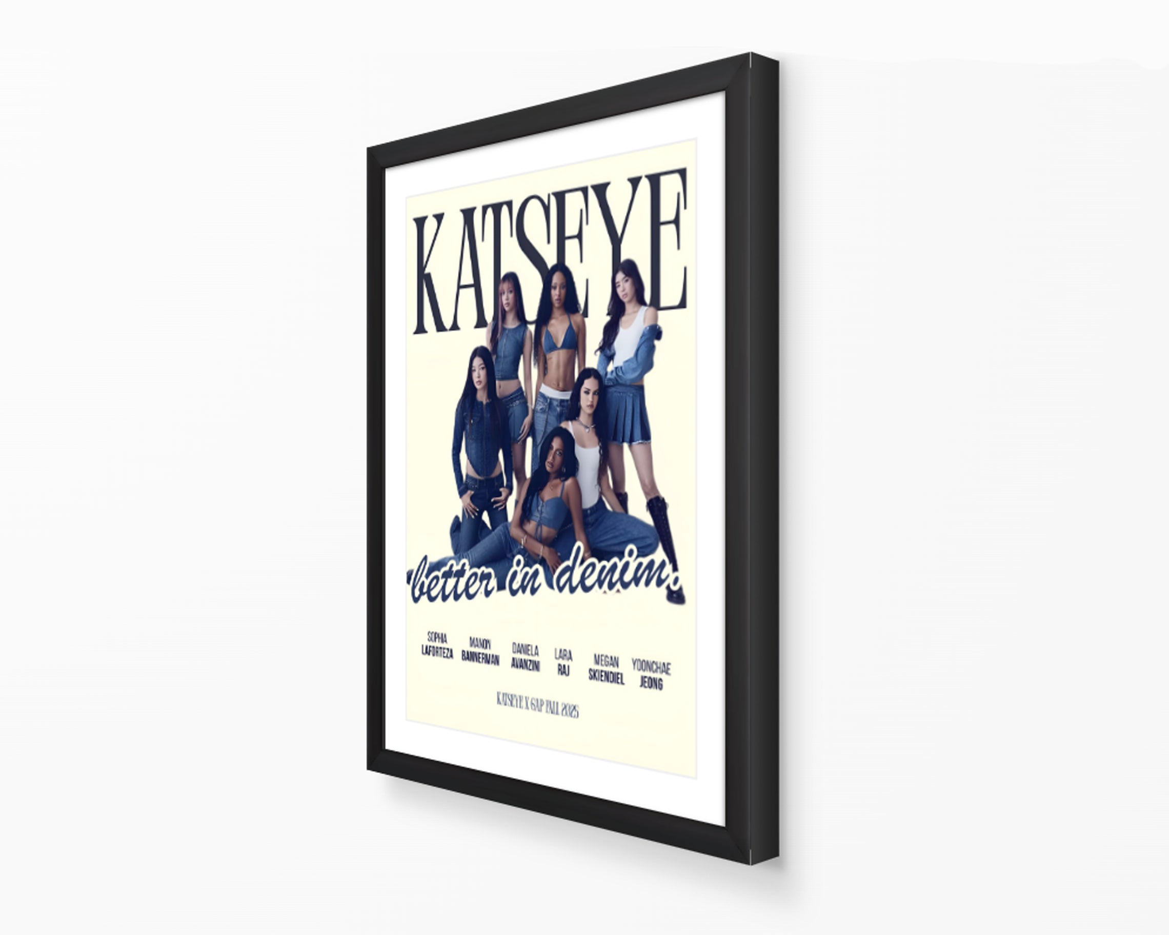 KATSEYE x Gap Better In Denim Poster