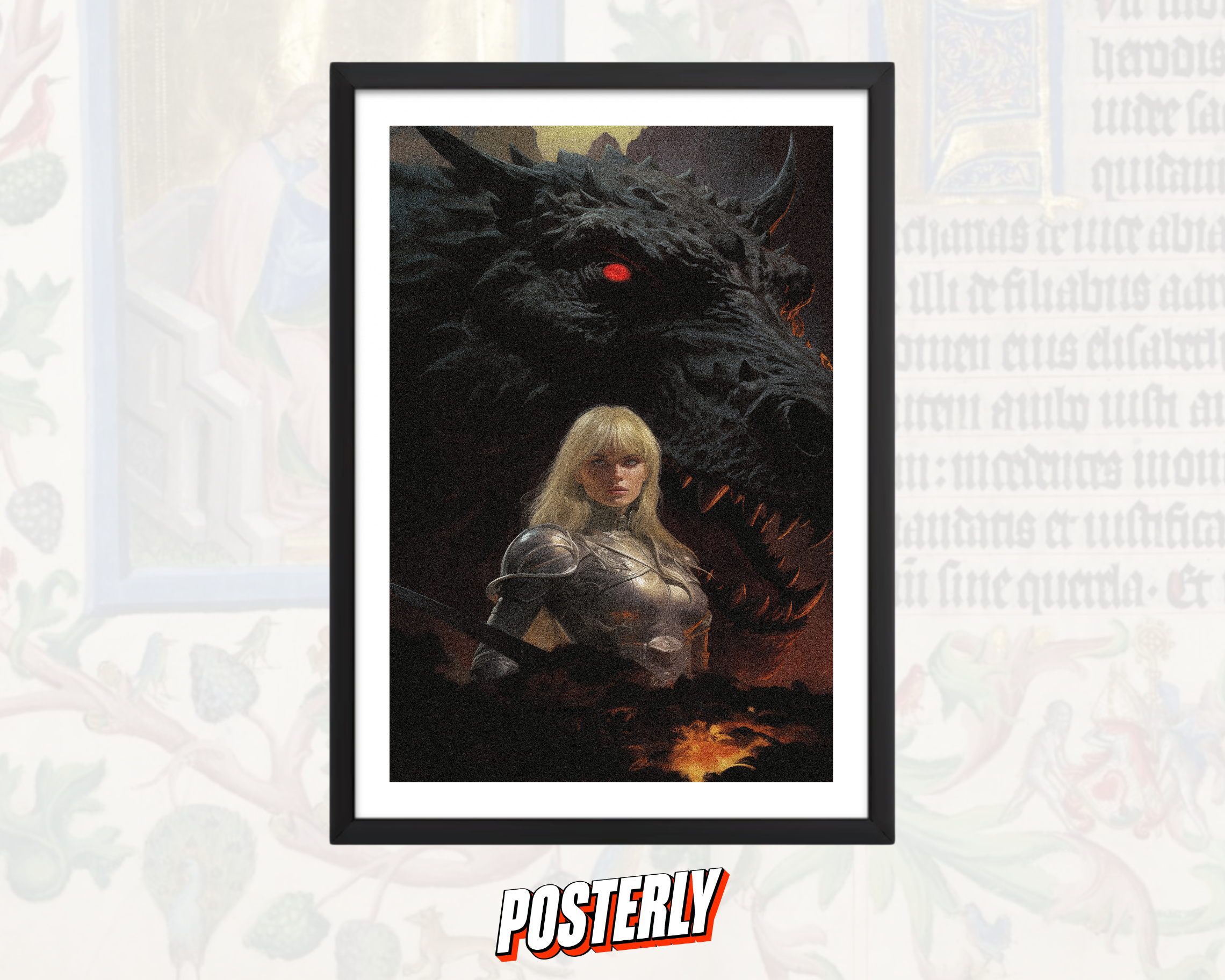Bloodmoon Princess - Dark Fantasy Poster